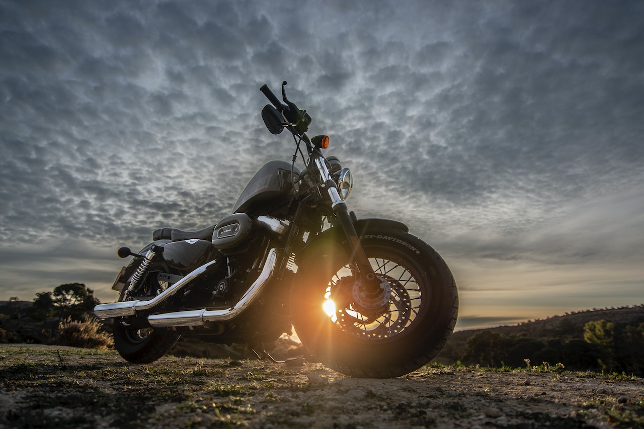 Low Angle Photo of Black Harley Davidson Forty-Eight 1200 | Veteran Car Donations