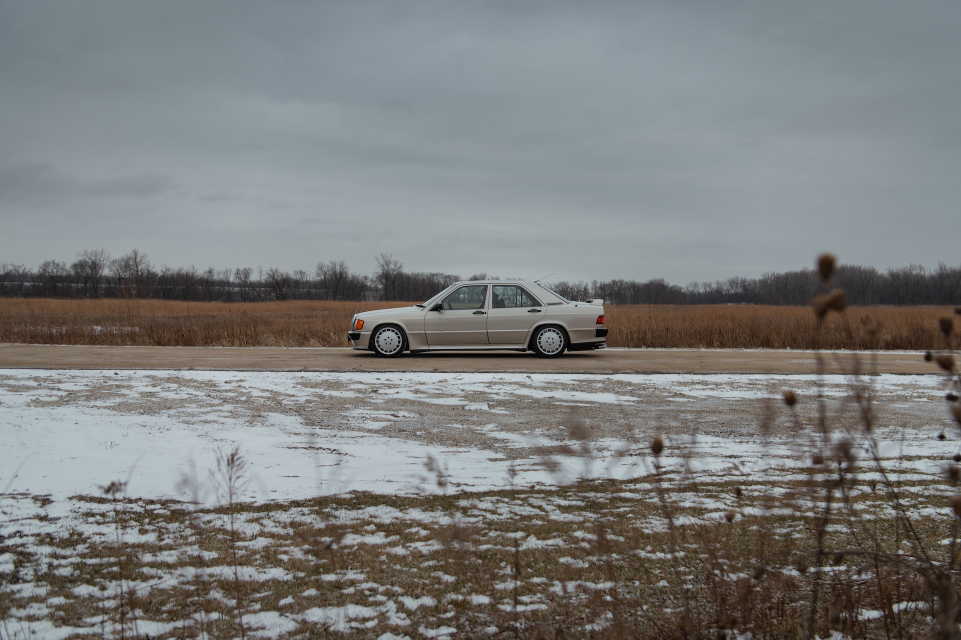 Mercedes on snowy prairie | Veteran Car Donations